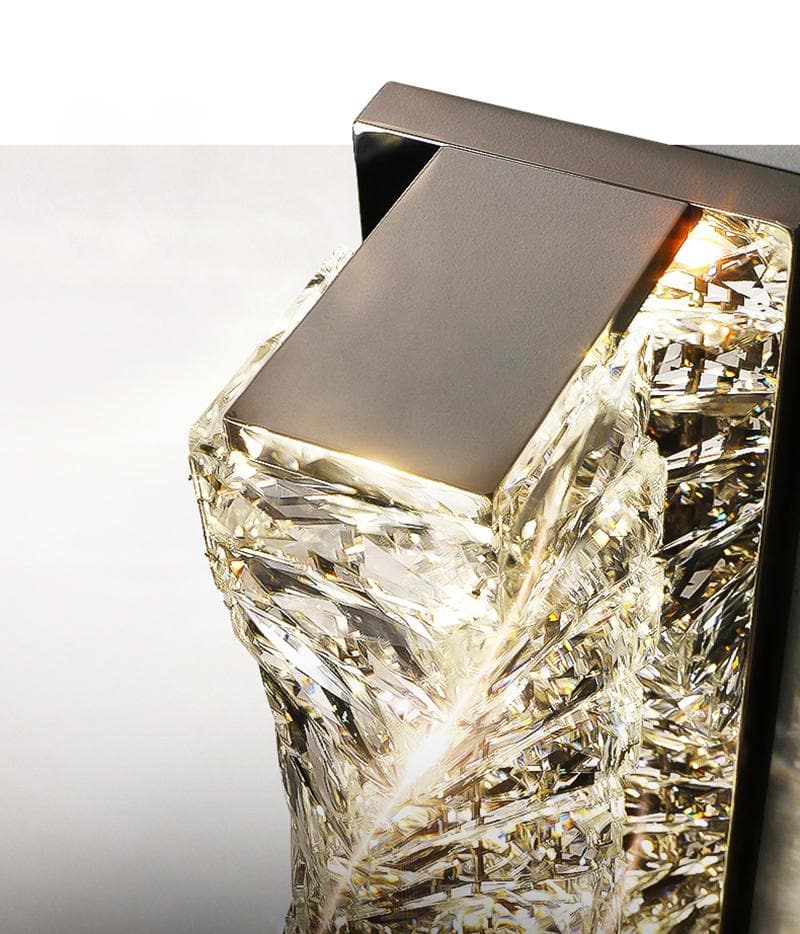 Irregular Crystal Block Wall Sconce