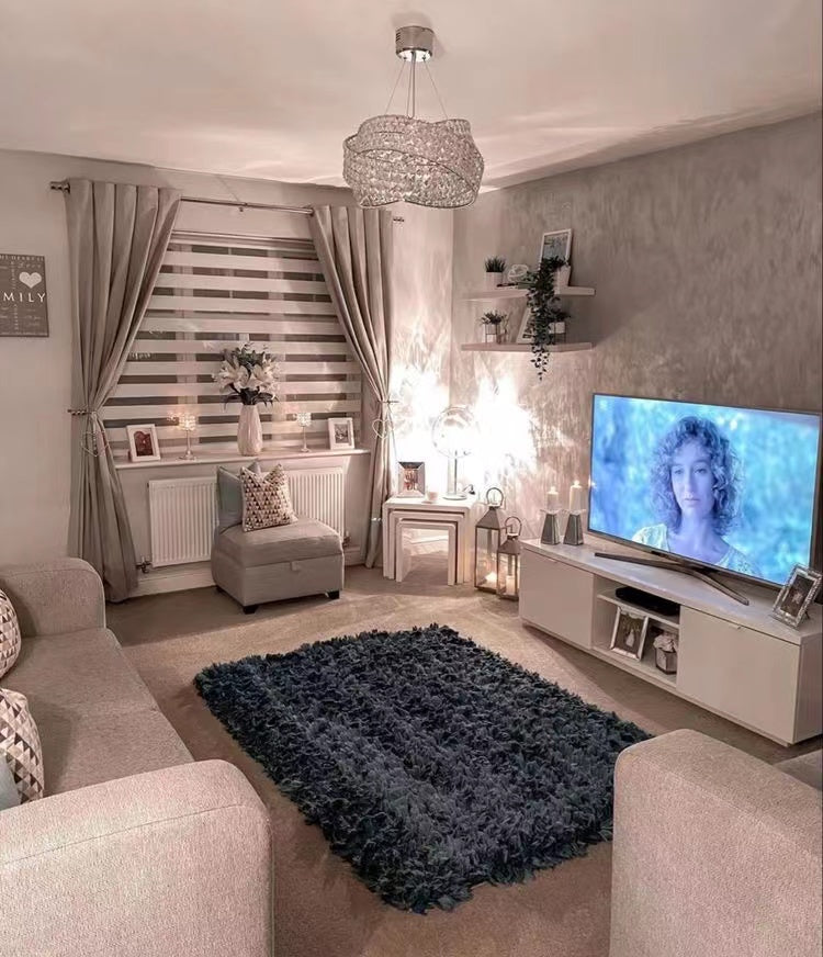 Round Crystal Ring Chandelier in Silver/Gold Finish for Lowg-ceiling-MEET LIGHTING