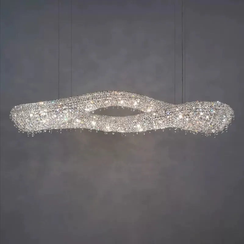 Luxury Infinity Crystal Chandelier for Living/Dining Room-MEET LIGHTING