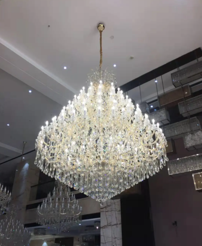 Extra Large Multi-tiered Candle Light Crystal Chandelier for Hotel/Restaurant-MEET LIGHTING