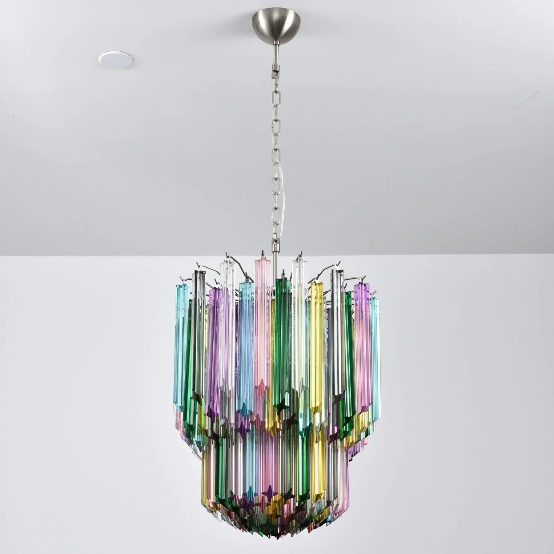 Prismatic Murano Colorful Chandelier
