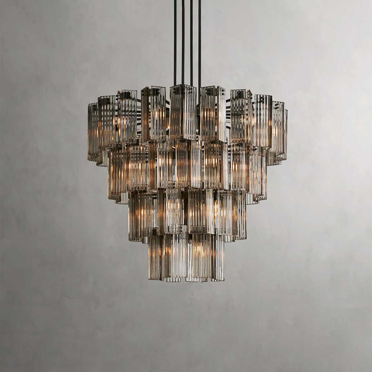 Delsie Round Chandelier-MEET LIGHTING