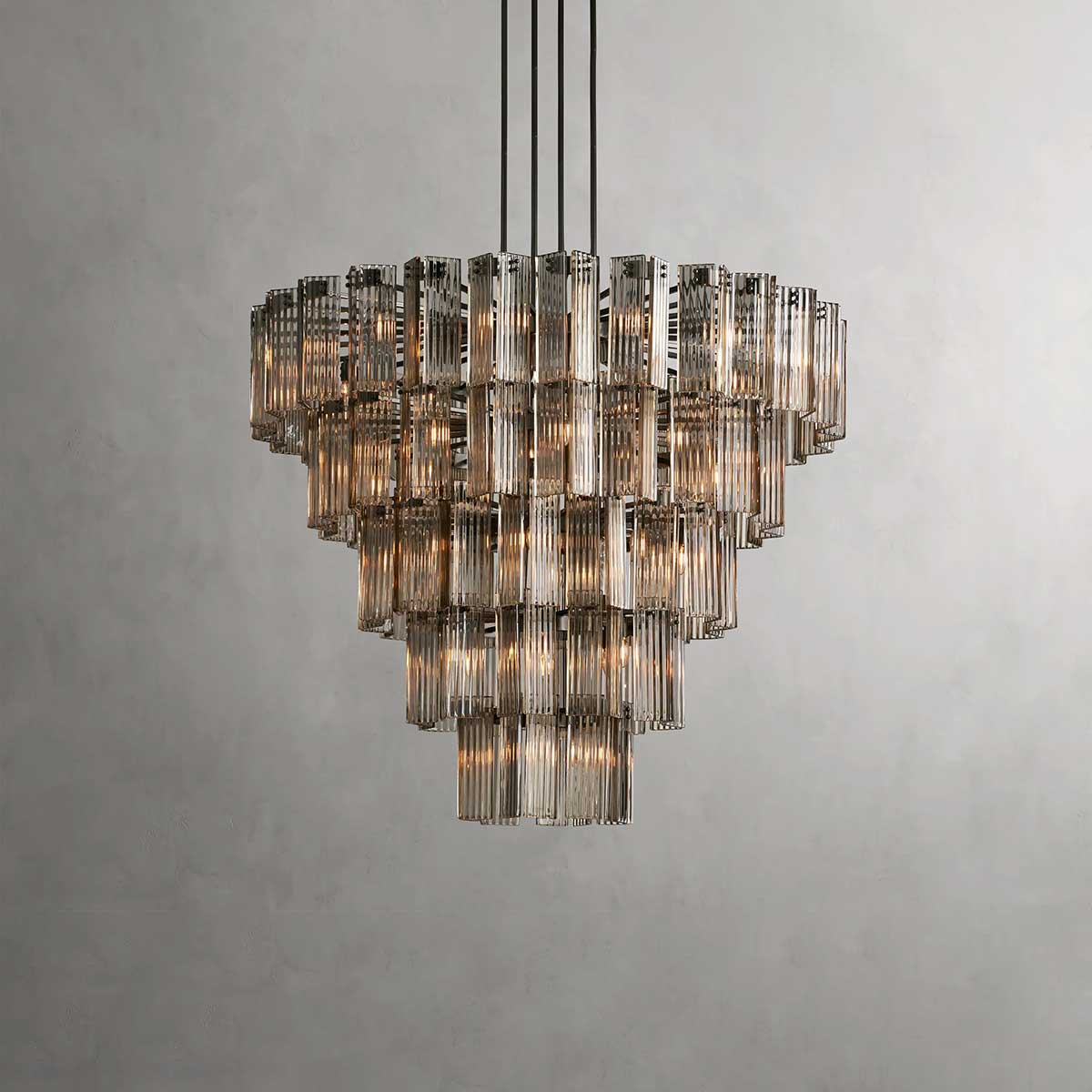 Delsie Round Chandelier-MEET LIGHTING