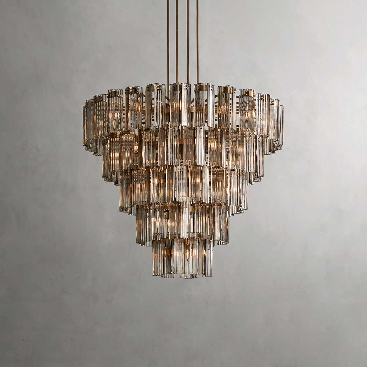 Delsie Round Chandelier-MEET LIGHTING