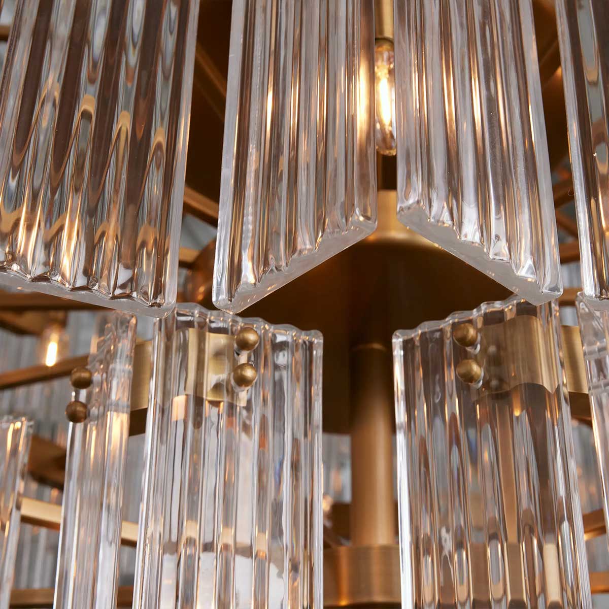 Delsie Round Chandelier-MEET LIGHTING