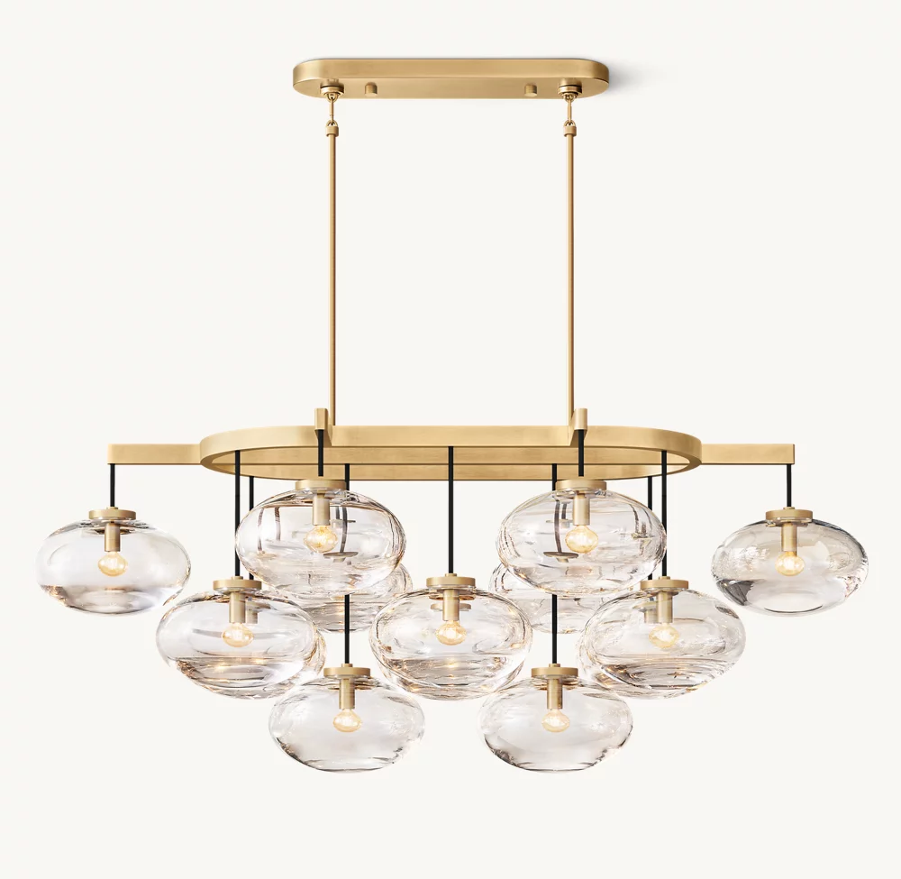Cabrette Linear Chandelier 54"-MEET LIGHTING