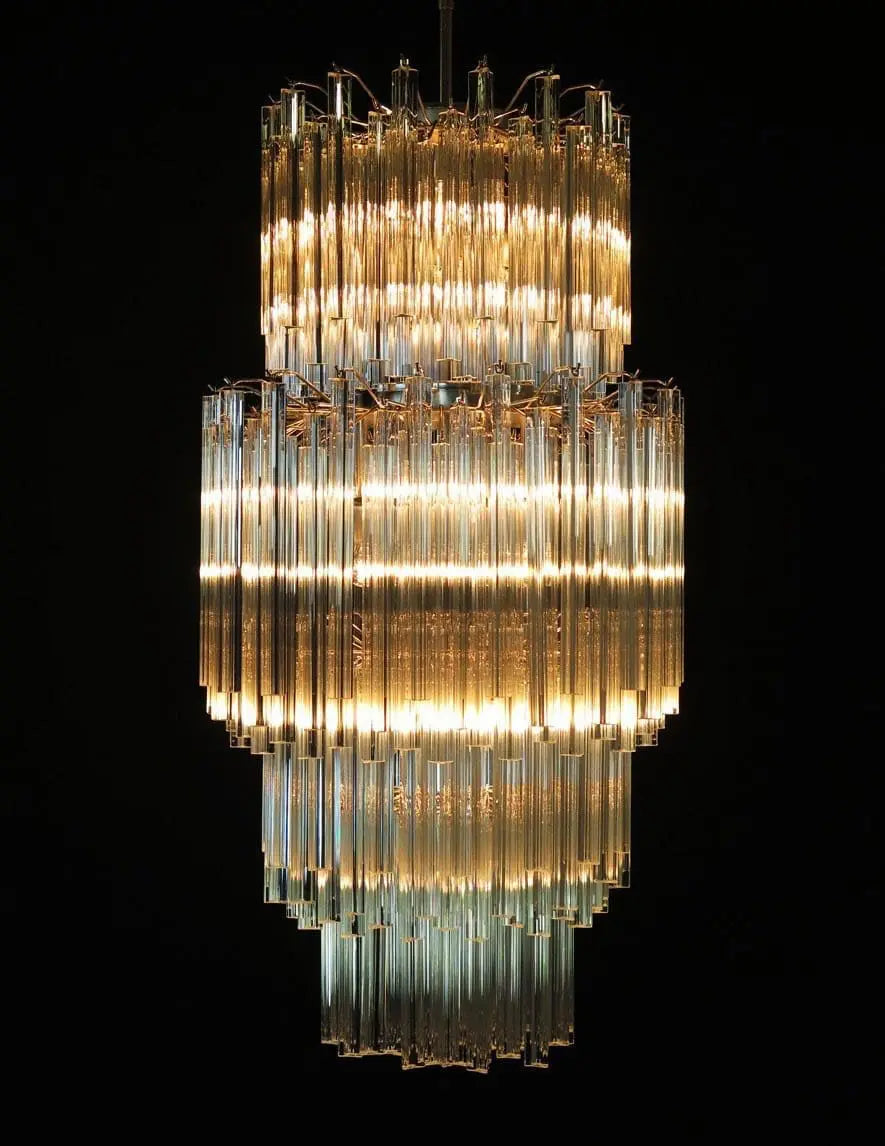 Murano Chandelier – 242 prisms – Transparent by Meetlighting