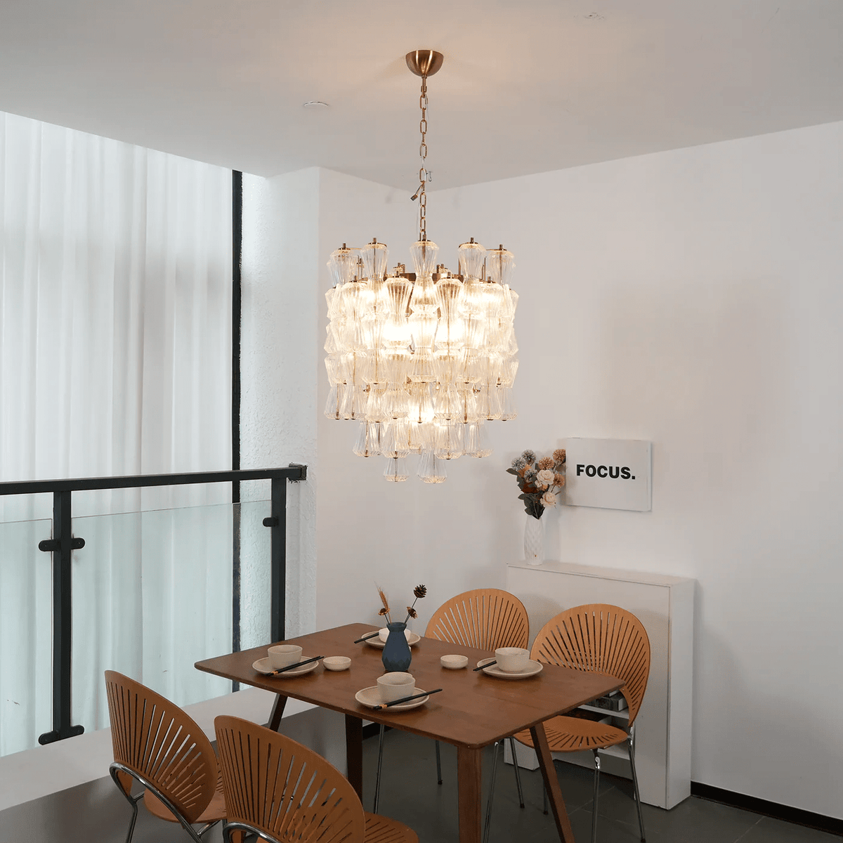 Florenzia Murano Glass Chandelier by Meetlighting