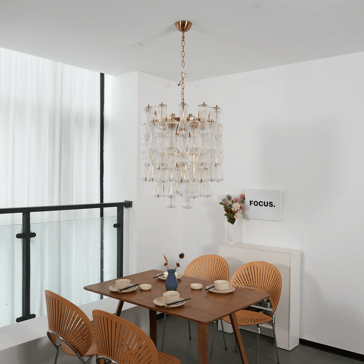 Florenzia Murano Glass Chandelier by Meetlighting