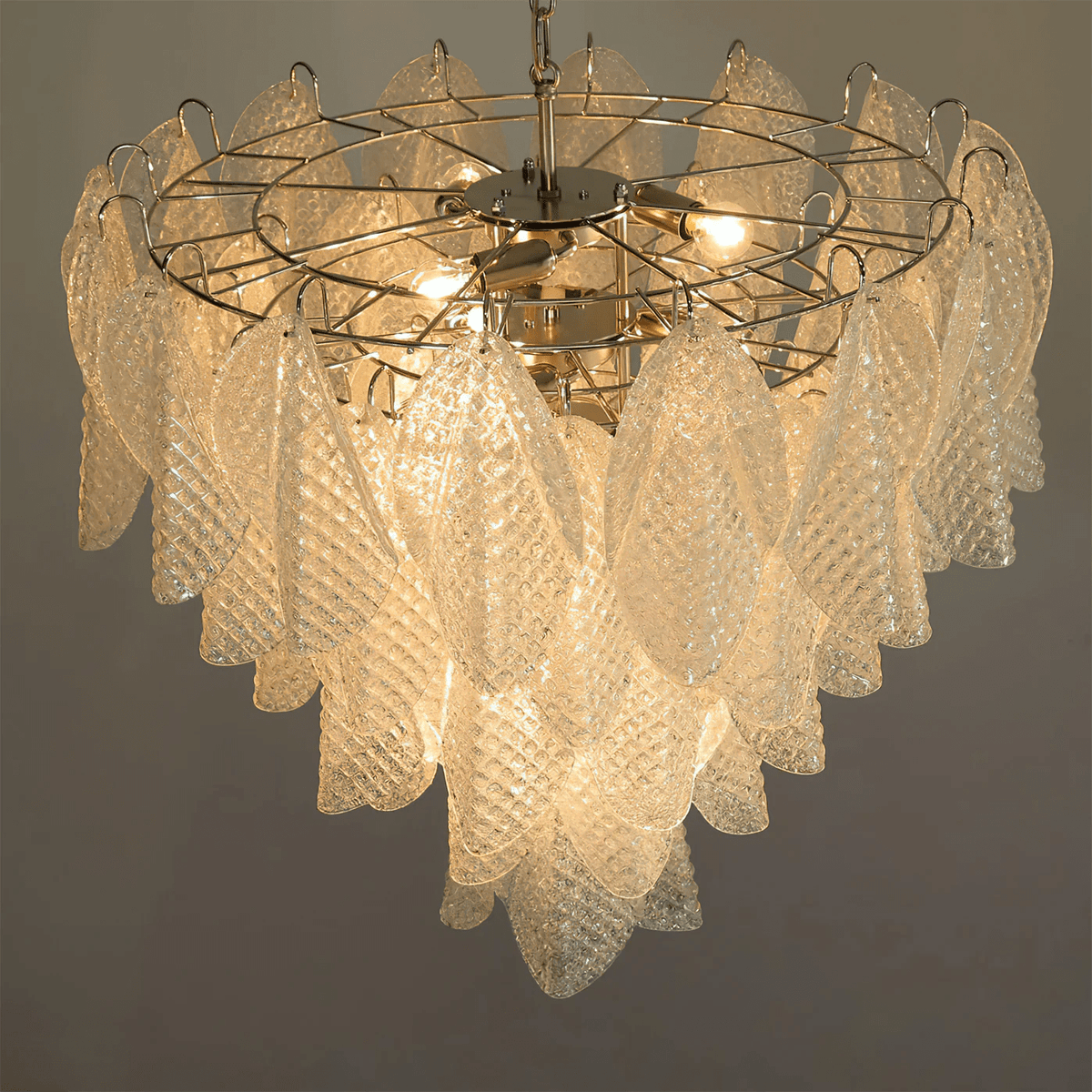 Murano Glass Teardrop Chandelier by Meetlighting