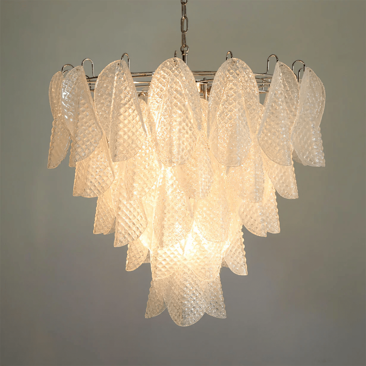 Murano Glass Teardrop Chandelier by Meetlighting