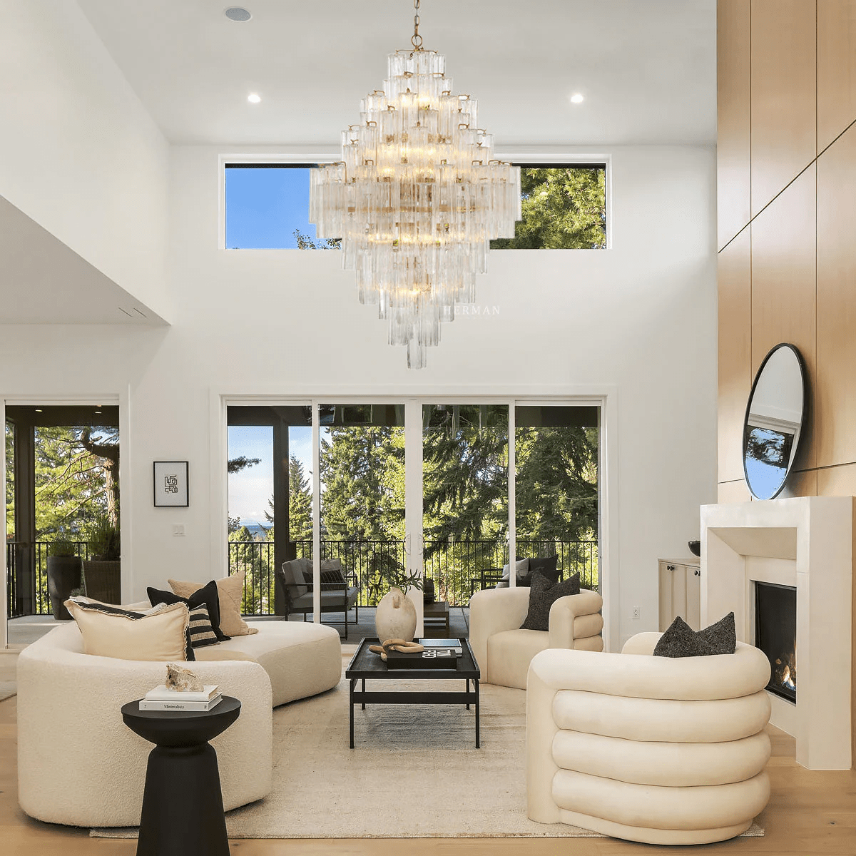 Addis Diamond Chandelier by Meetlighting
