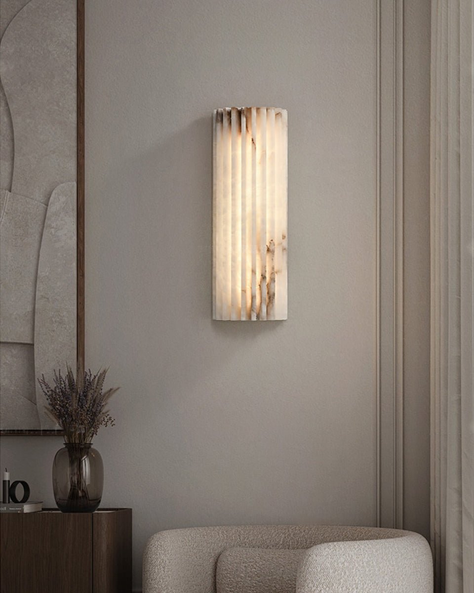 Alvia Alabaster Wall Light by Meetlighting