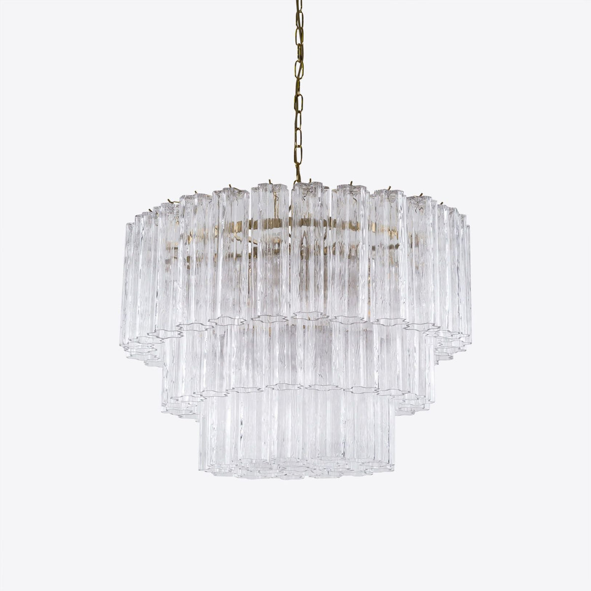 Medium Treviso Murano Chandelier 28" by Meetlighting