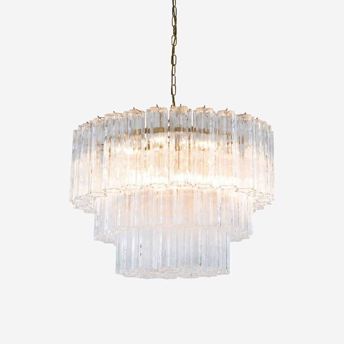 Medium Treviso Murano Chandelier 28" by Meetlighting