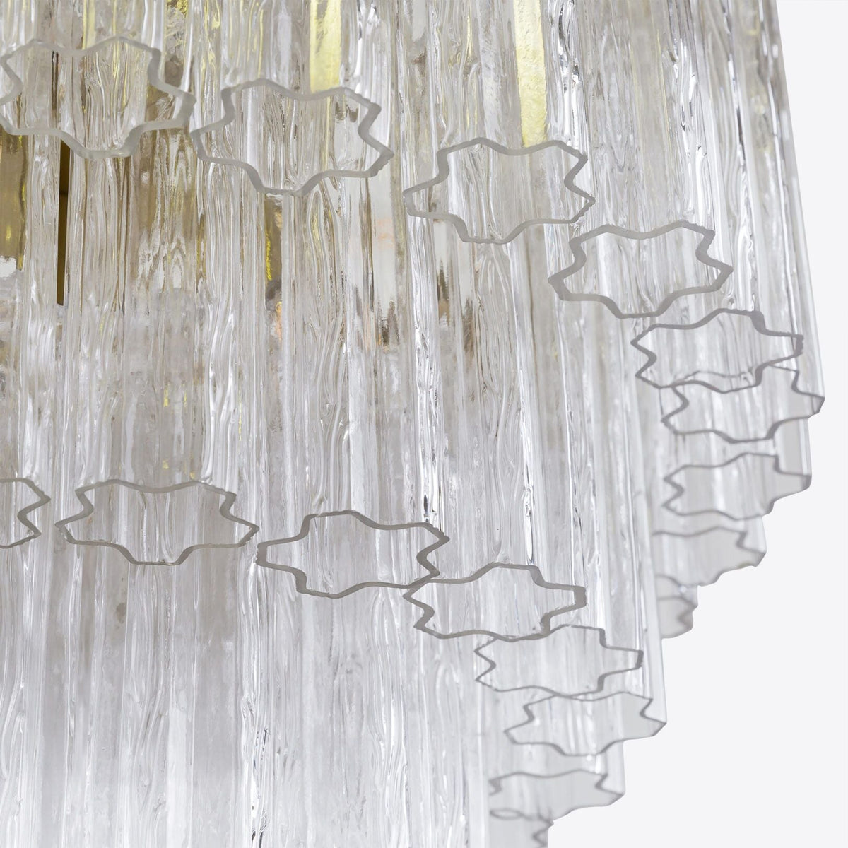Medium Treviso Murano Chandelier 28" by Meetlighting