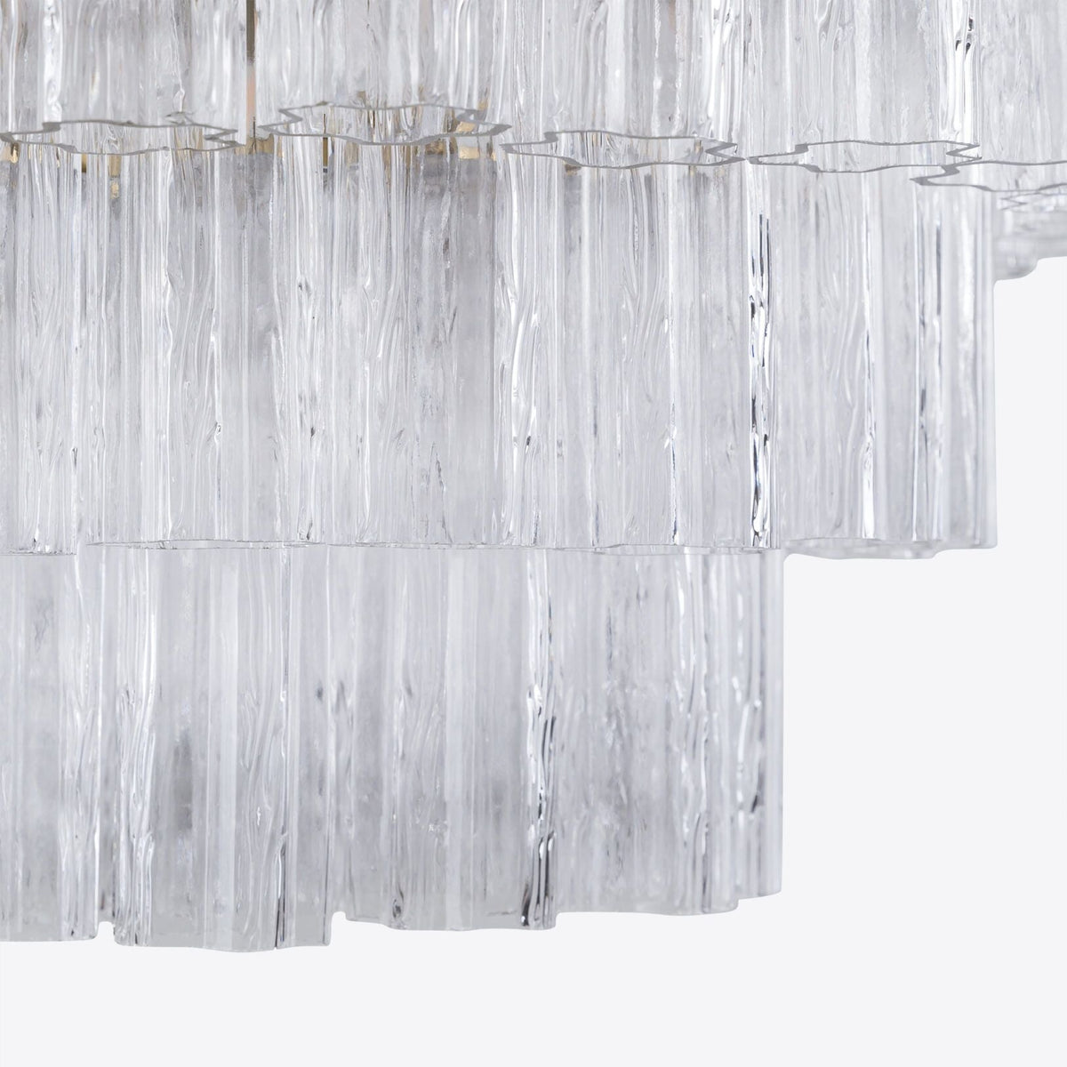 Medium Treviso Murano Chandelier 28" by Meetlighting