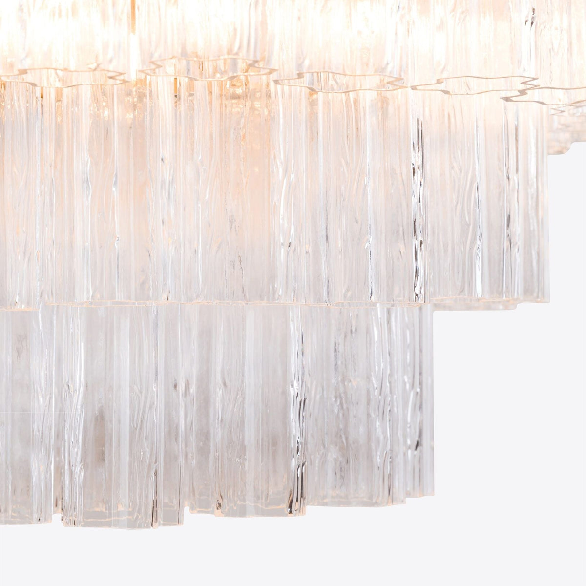 Medium Treviso Murano Chandelier 28" by Meetlighting