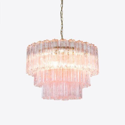 Medium Treviso Murano Chandelier 28" by Meetlighting