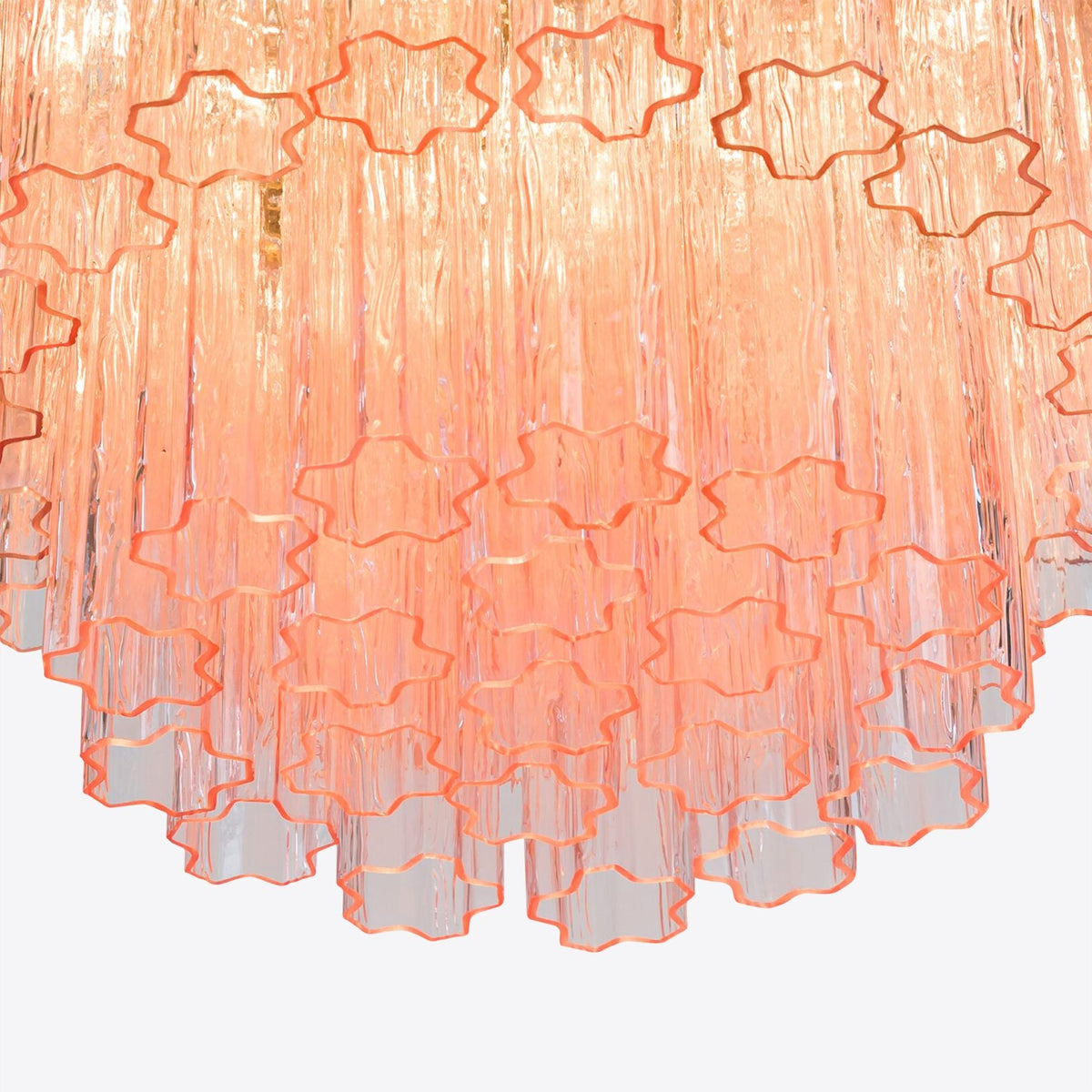 Medium Treviso Murano Chandelier 28" by Meetlighting