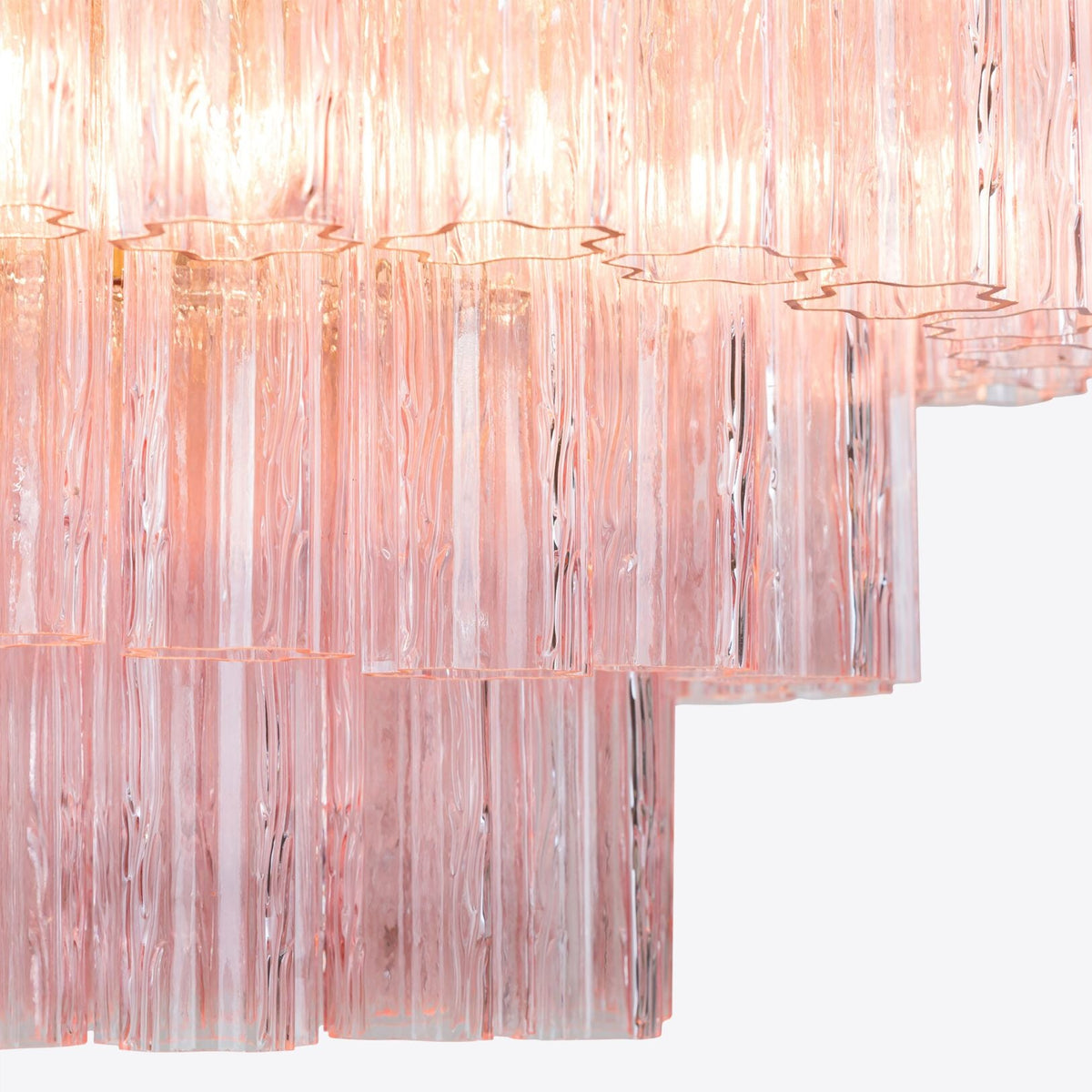 Medium Treviso Murano Chandelier 28" by Meetlighting