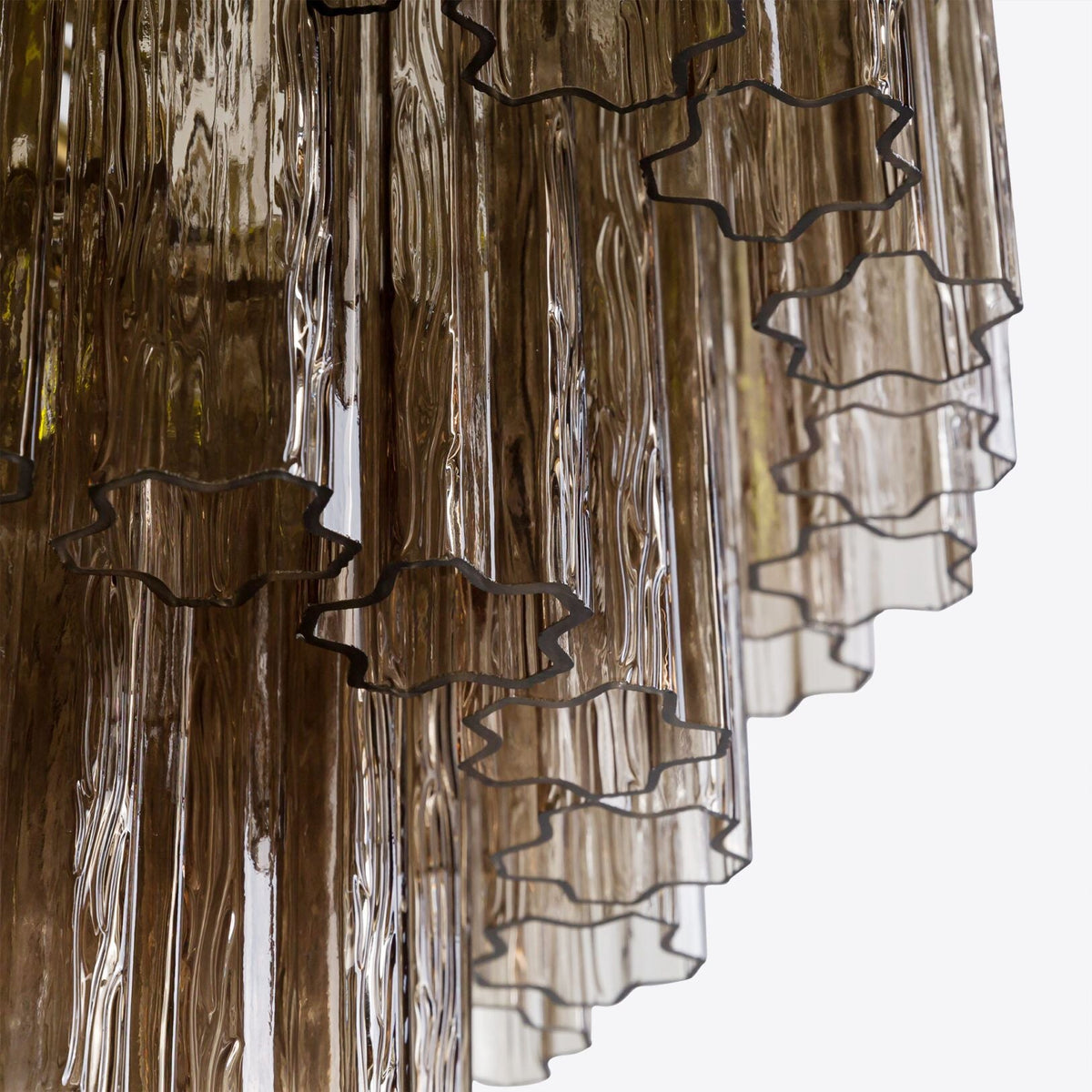 Medium Treviso Murano Chandelier 28" by Meetlighting