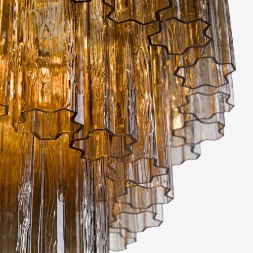 Medium Treviso Murano Chandelier 28" by Meetlighting