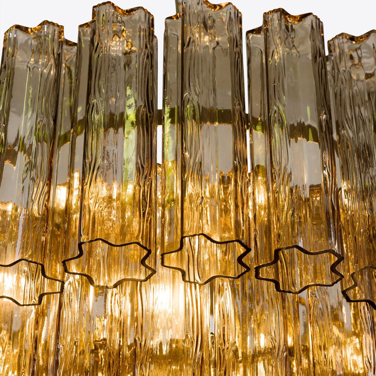 Medium Treviso Murano Chandelier 28" by Meetlighting