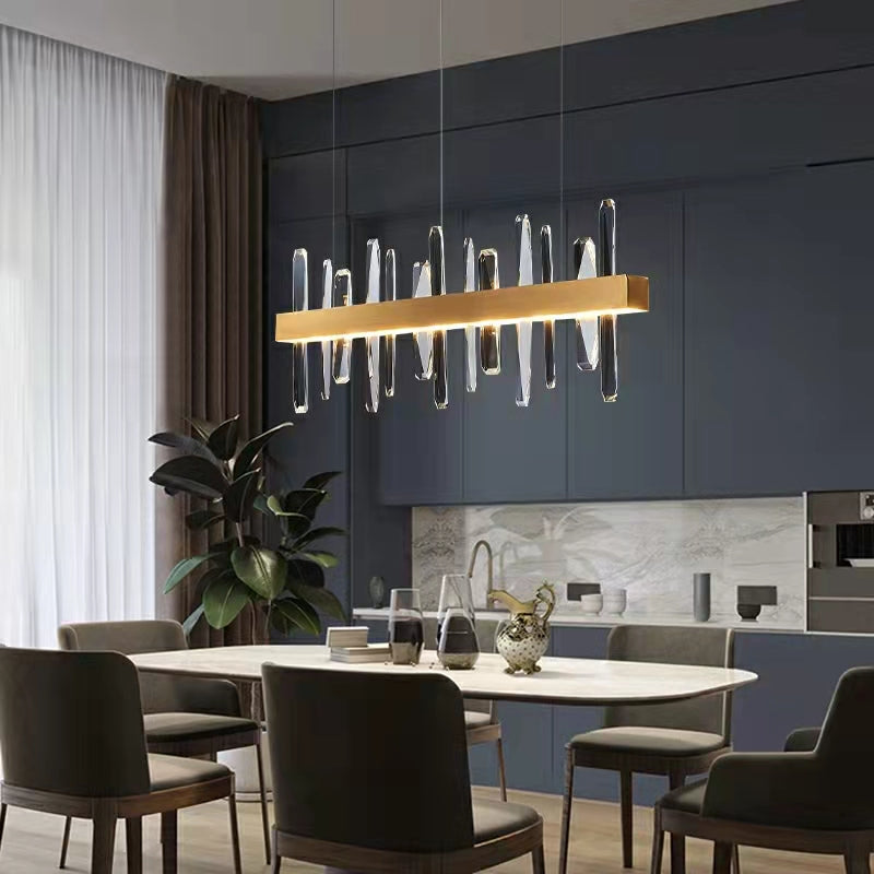 Crystal Chandelier For Dining Room Unique Style Crystal Pendant Light-MEET LIGHTING