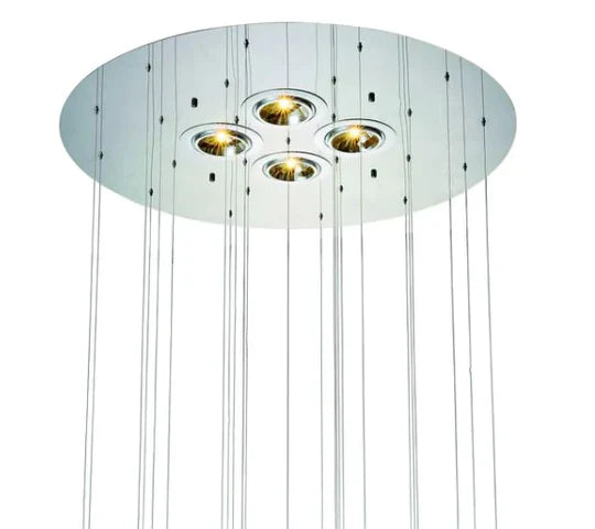 French Romantic Candle Crystal Chandelier White Modern Art Creative Pendant Light For Living Room/Dining Room/Bedroom-MEET LIGHTING