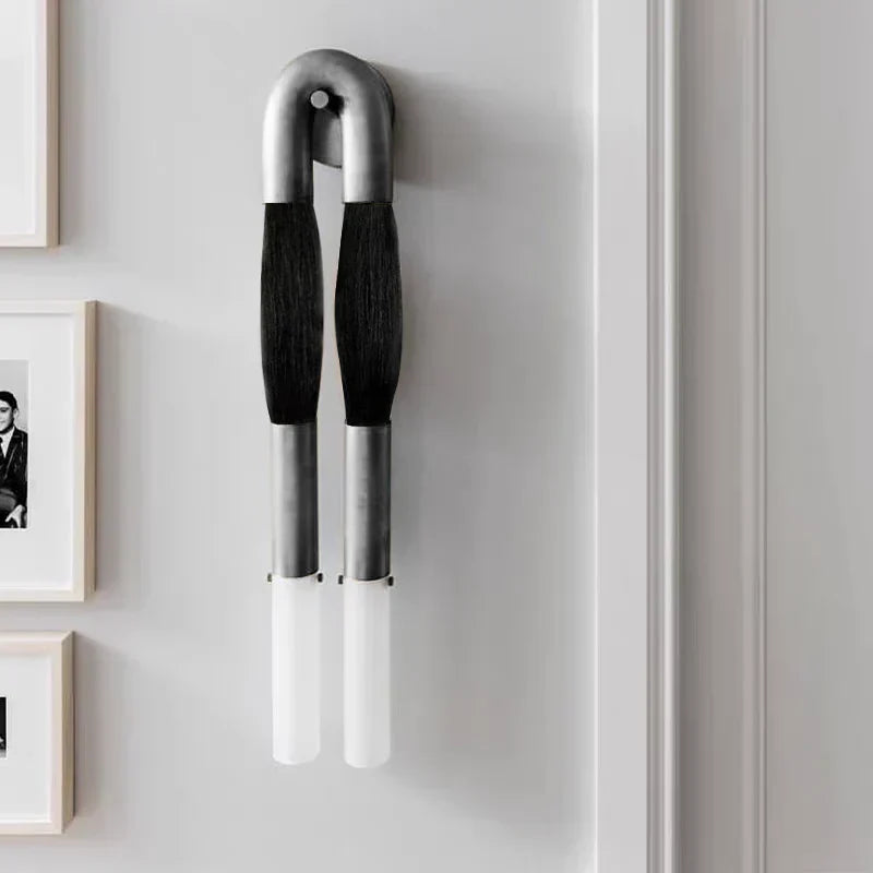 Antonia Horsehair Double Sconce by Meetlighting