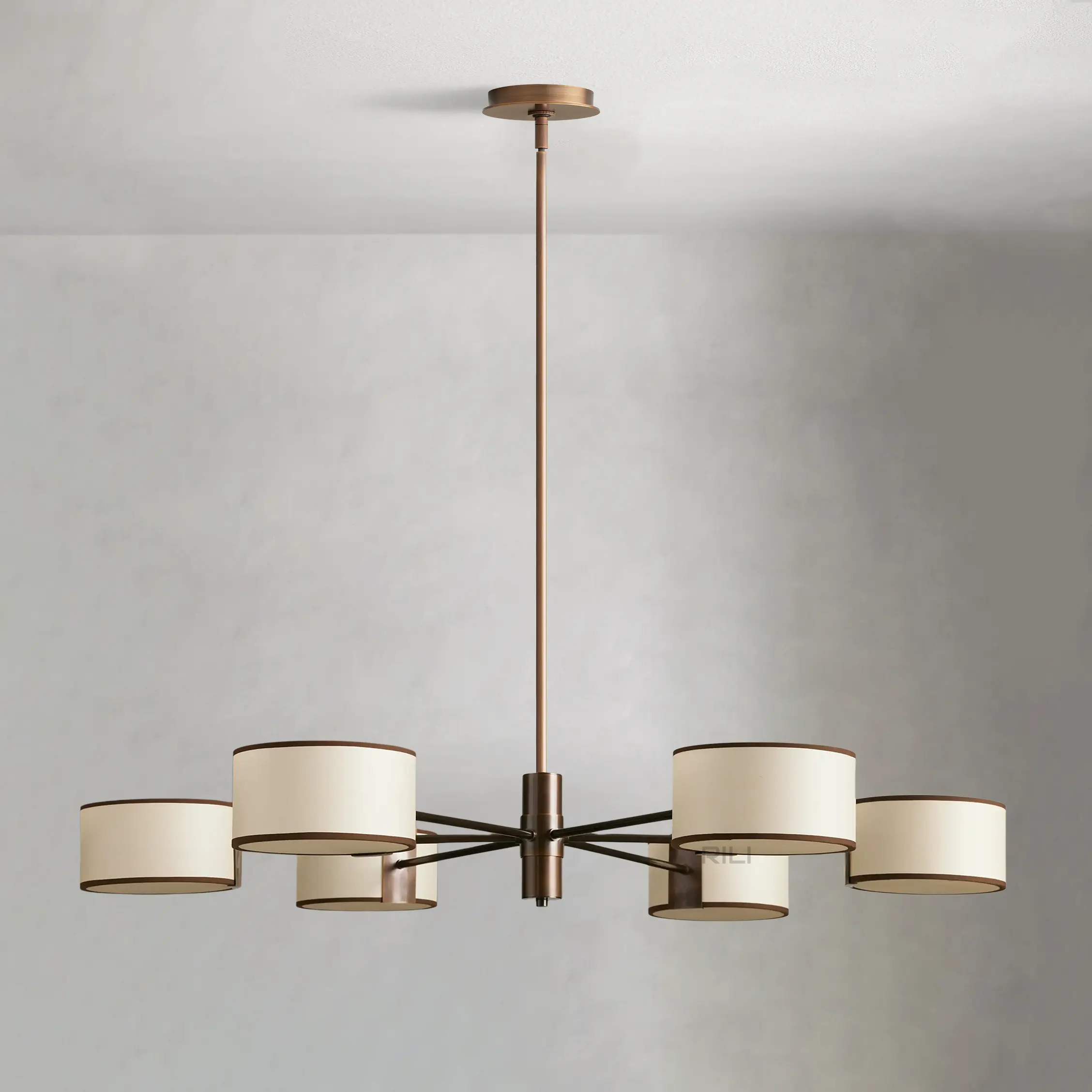 Daphne Fabric Round Chandelier