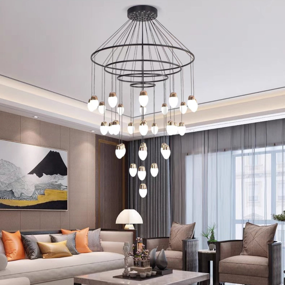 Extra Large Post-Modern Multi-tier Chandelier for High-ceiling Room/Stairs-MEET LIGHTING