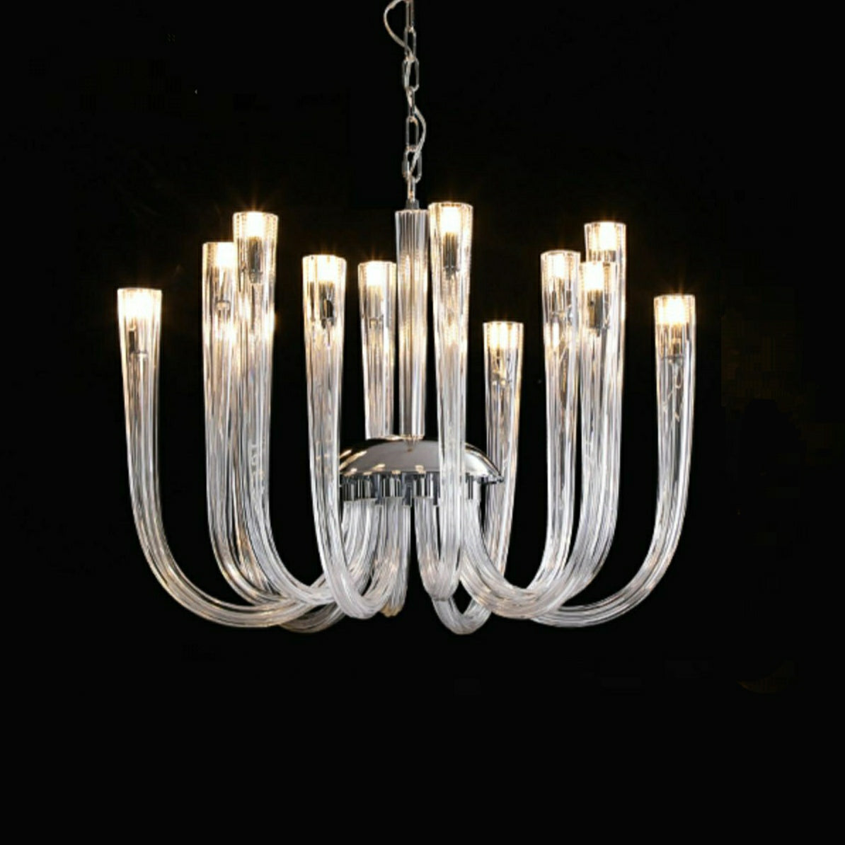 Fashion 12/ 16/ 32 Lights Glass Chandelier Classic Candle Style Ceiling Light Fixture For Living/ Dining Room Decoration-MEET LIGHTING