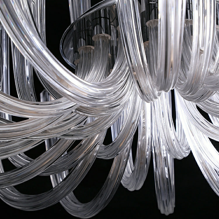 Fashion 12/ 16/ 32 Lights Glass Chandelier Classic Candle Style Ceiling Light Fixture For Living/ Dining Room Decoration-MEET LIGHTING