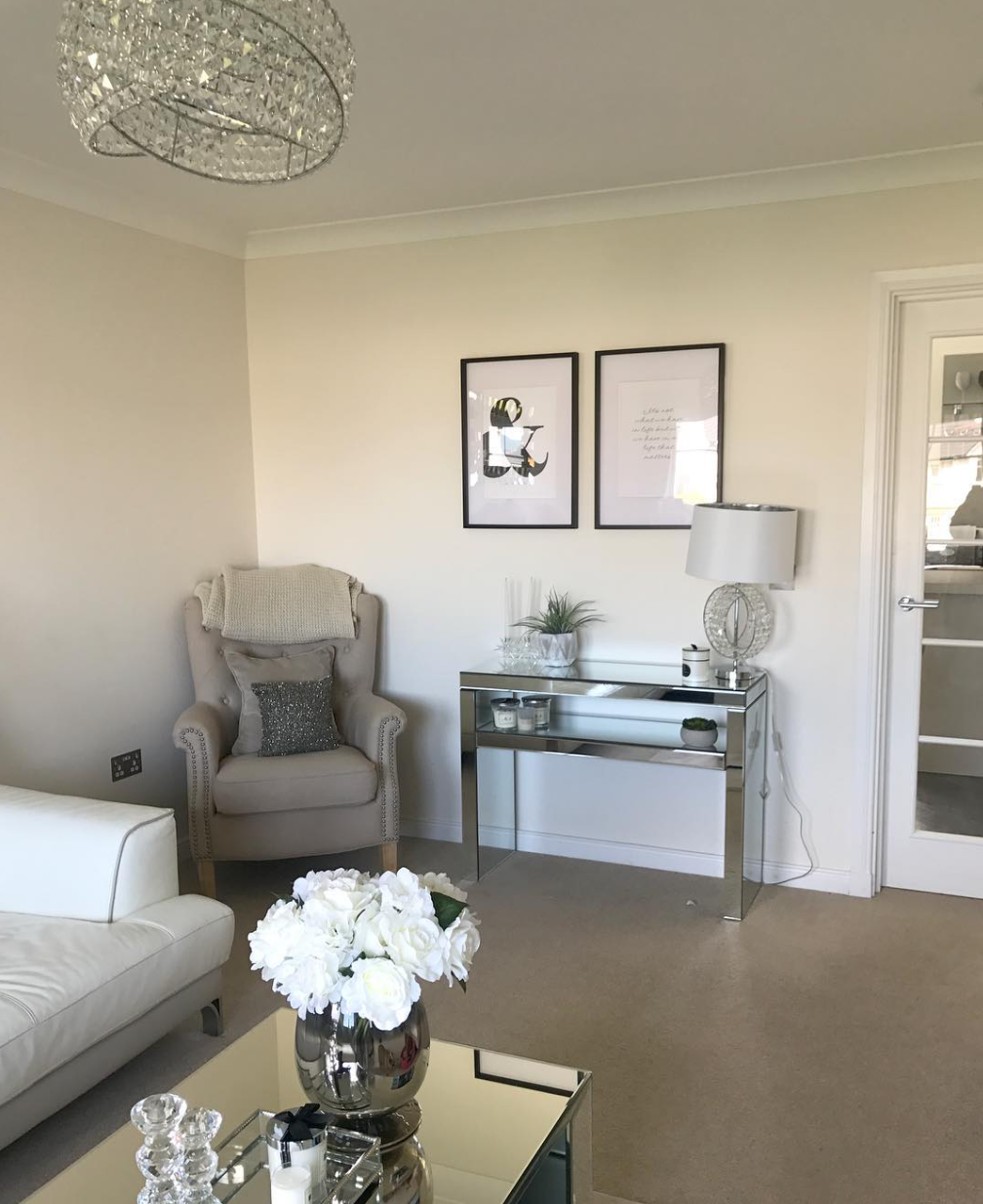 Round Crystal Ring Chandelier in Silver/Gold Finish for Lowg-ceiling-MEET LIGHTING