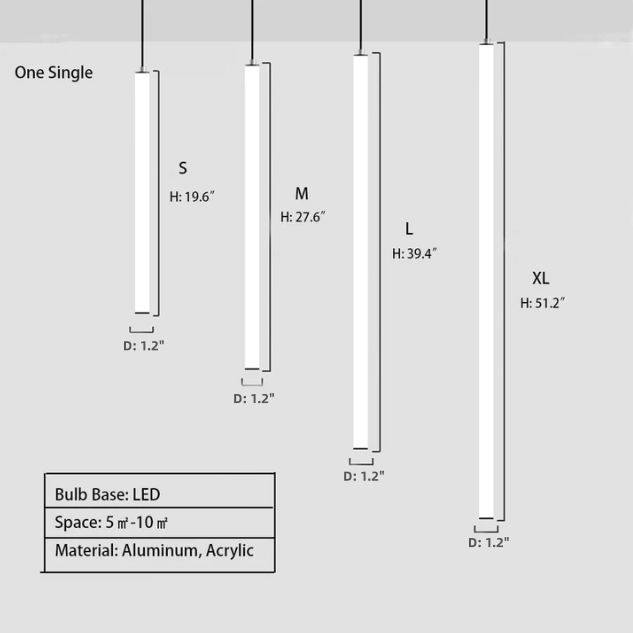 Scandinavia Minimalist White Pendant Light for Bedside/Dining Room/Staircase