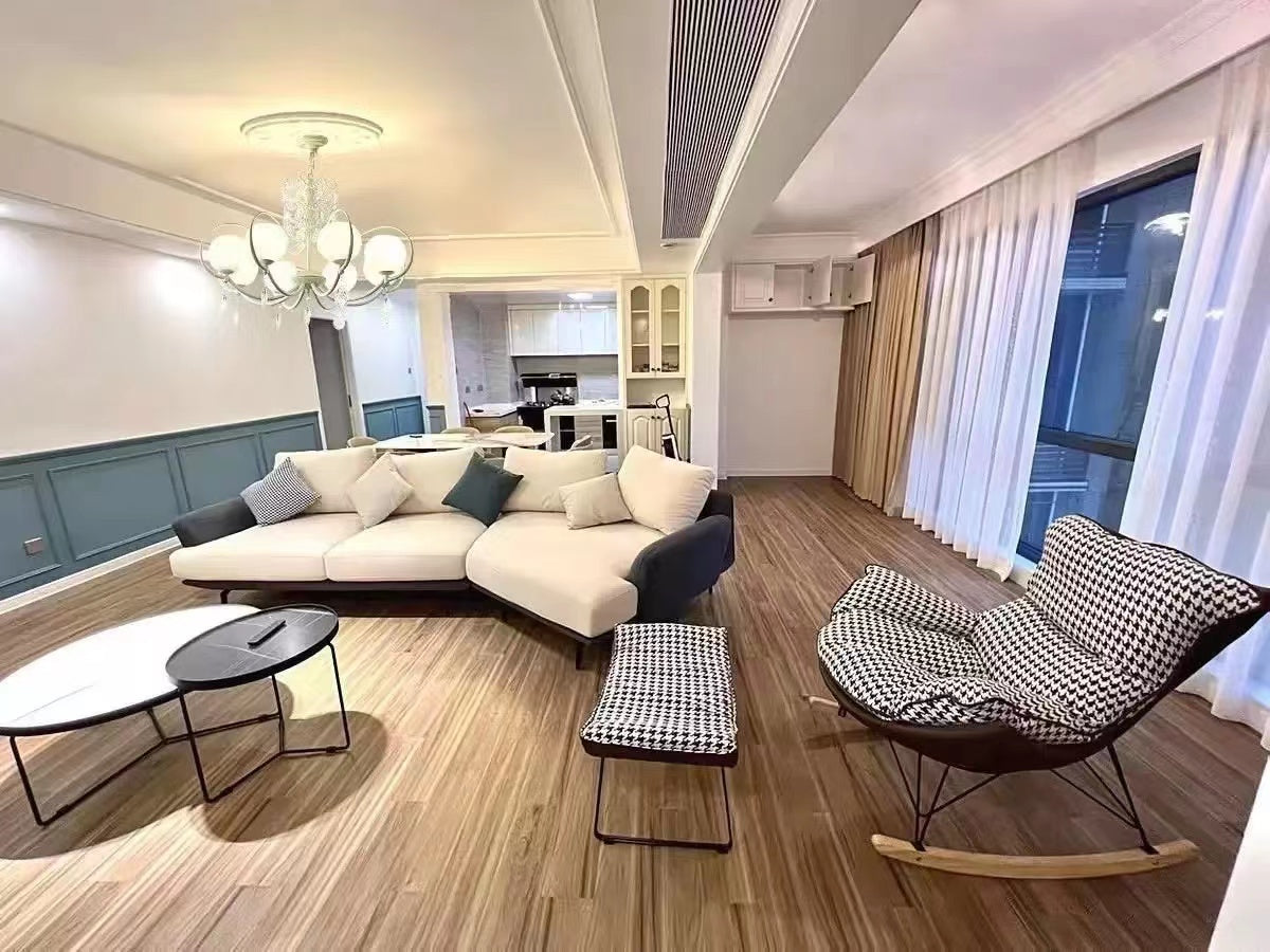 French Modern Minimalist Cream Style Dome Chandelier for Living Room/Bedroom-MEET LIGHTING