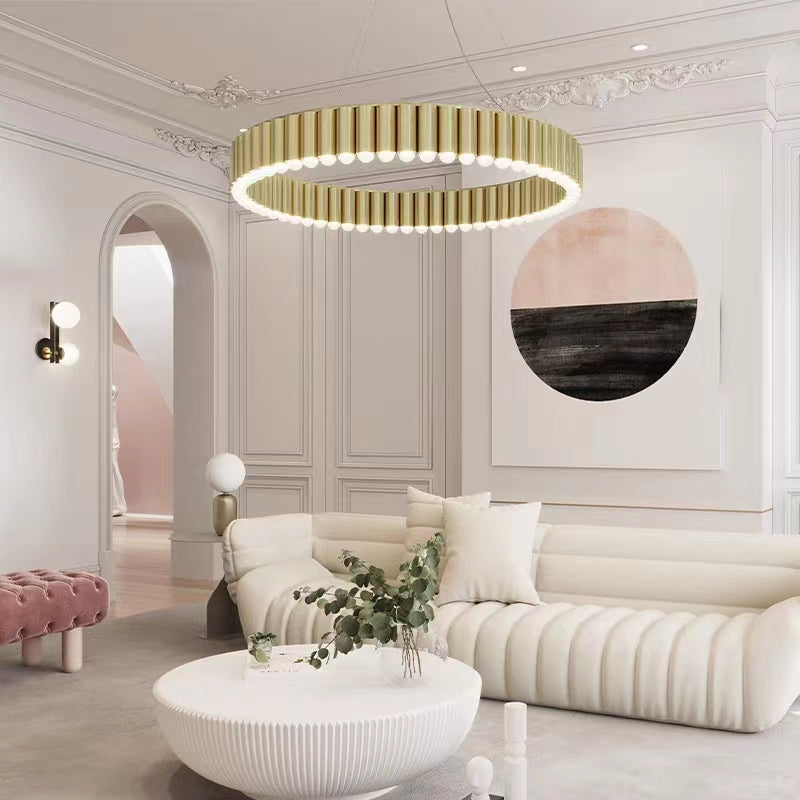 Designer Model Oversized Multi-head Round Chandelier for Living/Dining Room/Bedroom-MEET LIGHTING