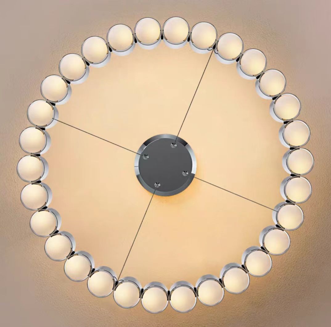 Designer Model Oversized Multi-head Round Chandelier for Living/Dining Room/Bedroom-MEET LIGHTING