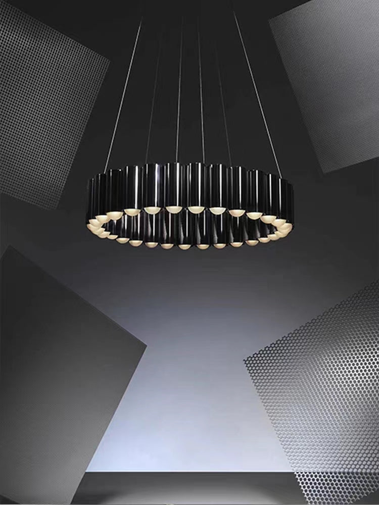 Designer Model Oversized Multi-head Round Chandelier for Living/Dining Room/Bedroom-MEET LIGHTING