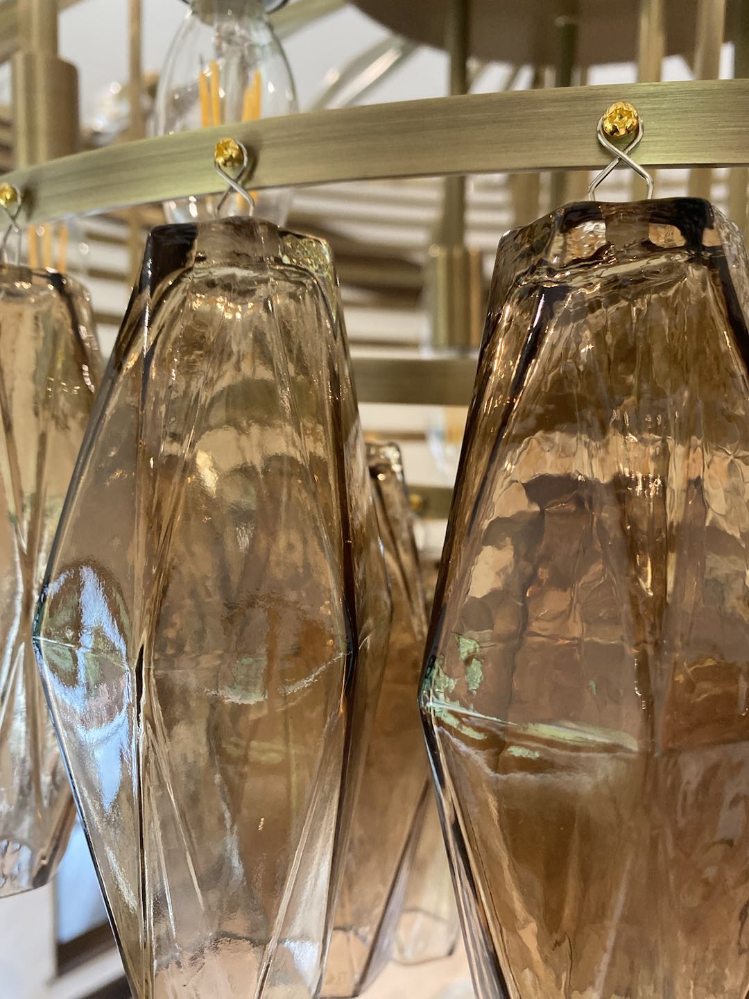 Chiaray Glass Rectangular Chandelier 54"