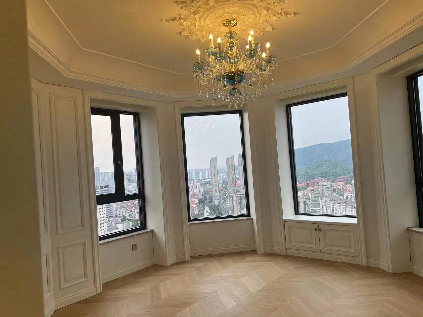 French Romantic Blue Crystal Designer Chandelier Modern Art Candle Branch Light Fixture For Bedroom/Living Room/Dining Room-MEET LIGHTING