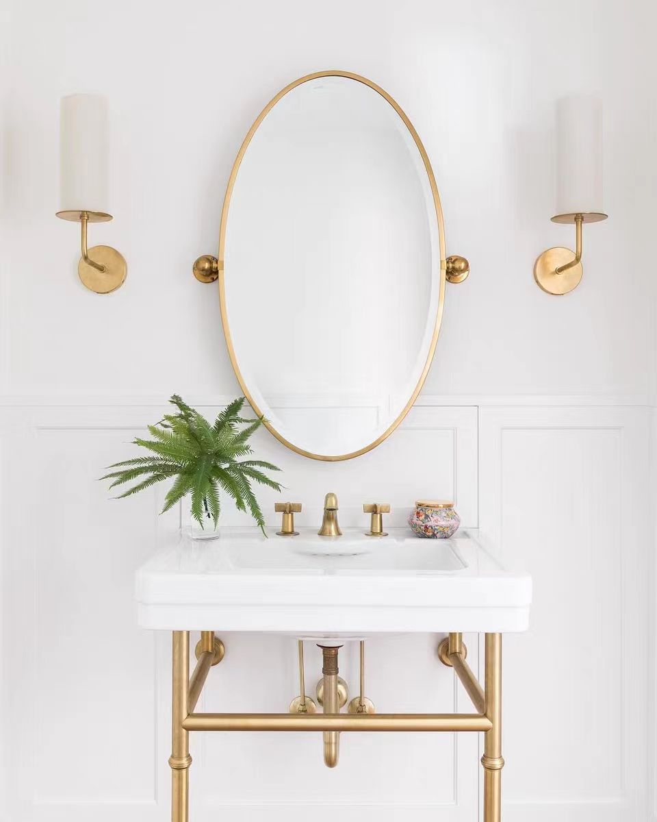 Modern Style Minimalism White Shades Chandelier/Wall Light in Brass-MEET LIGHTING