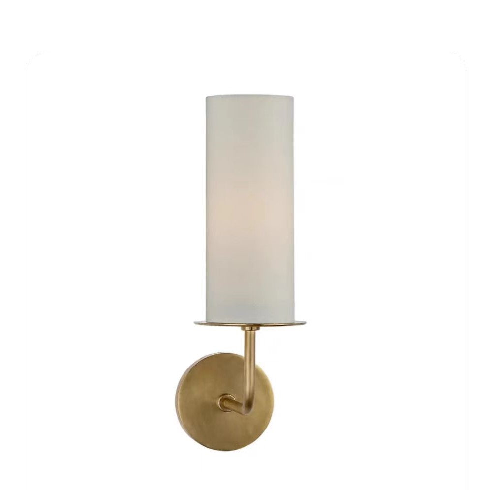 Modern Style Minimalism White Shades Chandelier/Wall Light in Brass-MEET LIGHTING