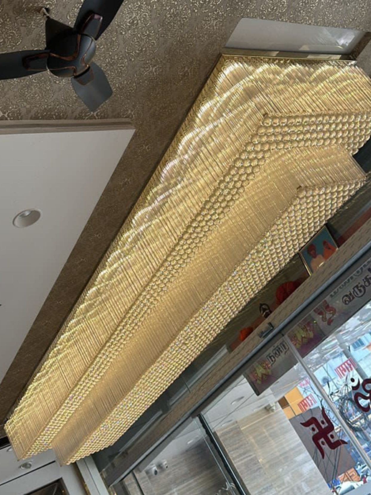 Modern Extra 2/3 Tiered Flush Mount Crystal Chandelier for Large Area-MEET LIGHTING