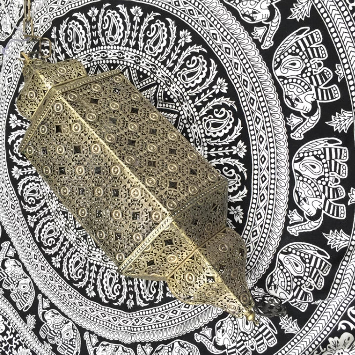 Vintage Characteristic Moroccan Hollow Carved Handmade Pendant Chandelier for Bedroom/Dining Room/Cafe/Hotel/Bar B&B-MEET LIGHTING