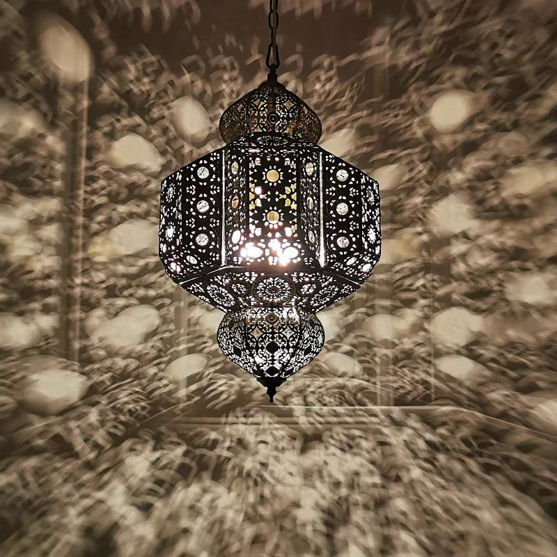 Retro Decorative Design Iron Pendant Light Fixture Chandelier for Dining Room/Living Room/Bedroom/Restaurant/Cafe-MEET LIGHTING