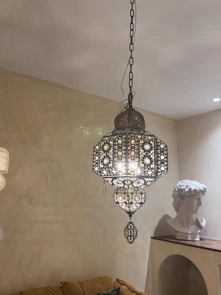 Retro Decorative Design Iron Pendant Light Fixture Chandelier for Dining Room/Living Room/Bedroom/Restaurant/Cafe-MEET LIGHTING