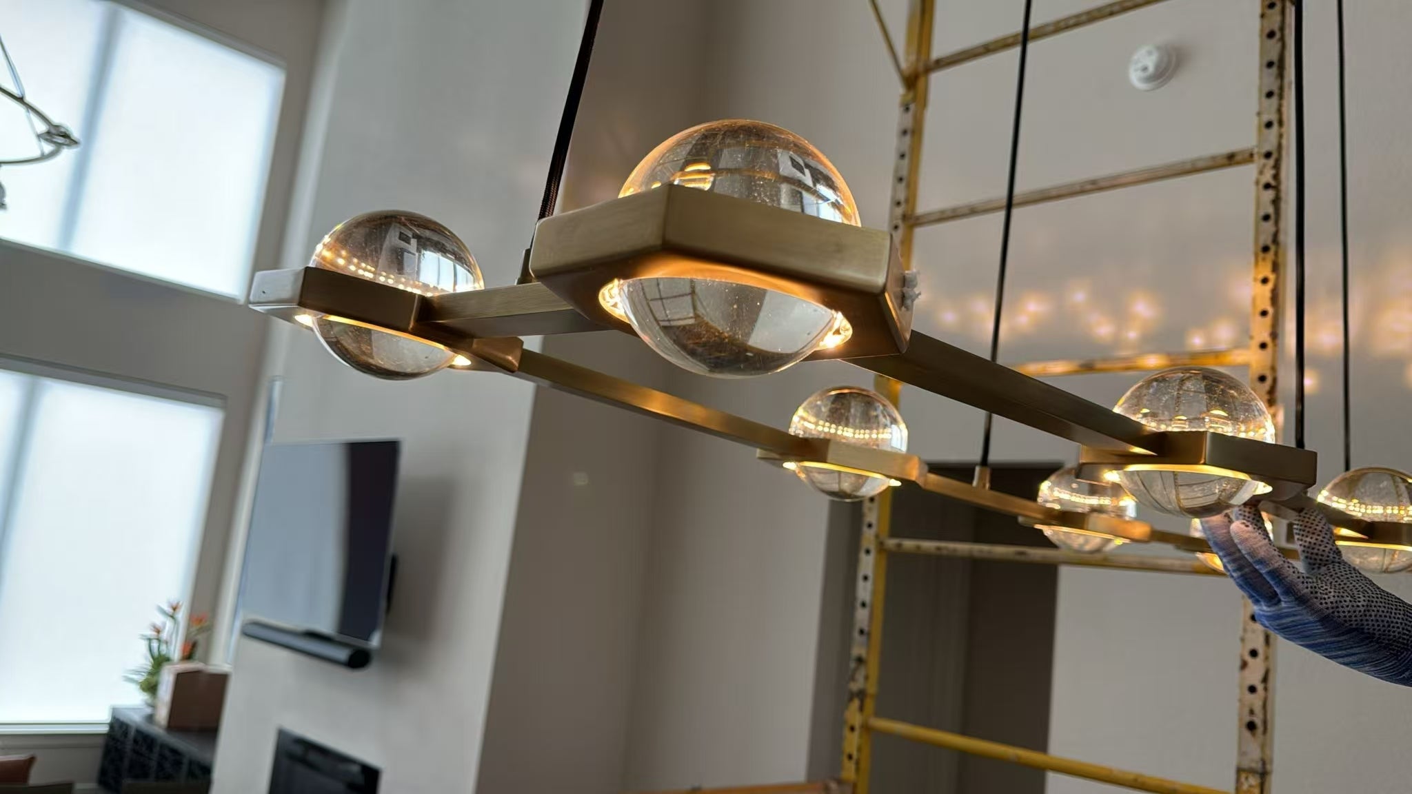 Eclatant 2-Tier Round Chandelier 60"